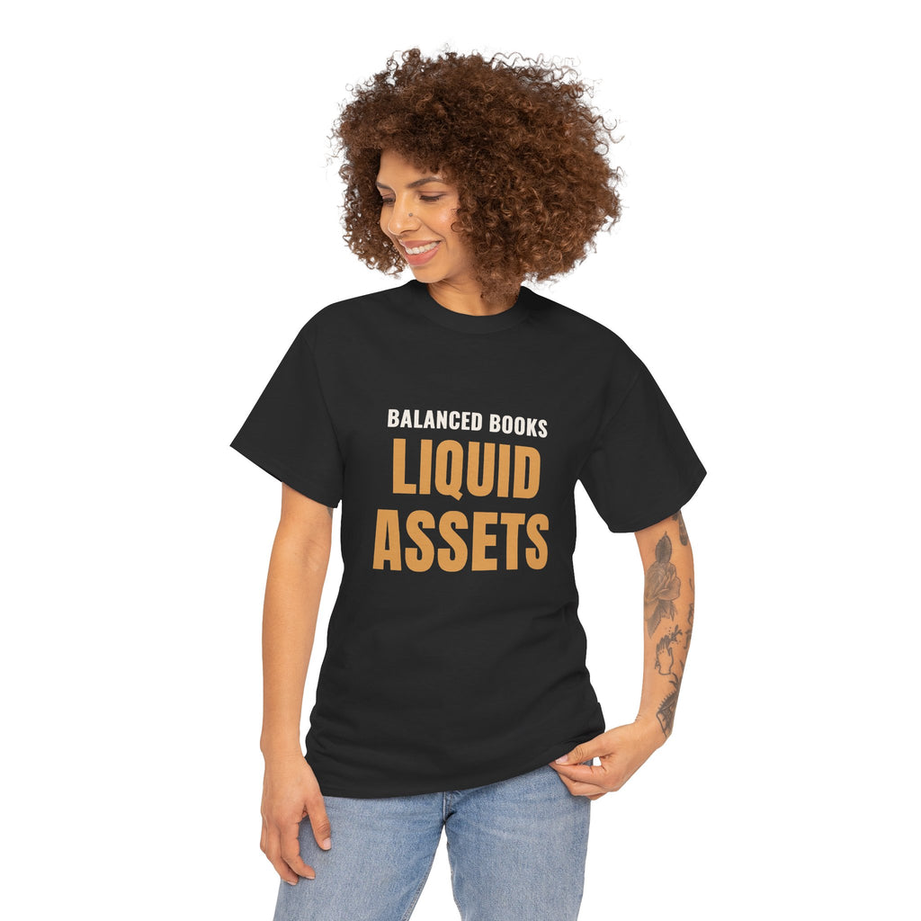 Homebrewing Accountant T-Shirt, "Liquid Assets" Funny Tee for CPAs