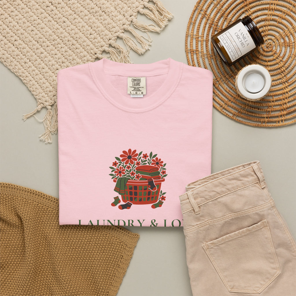 Christian Mom Shirt, Garment-Dyed T-Shirt for Busy Christian Mothers