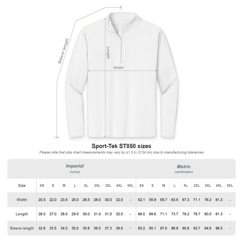 Course Line Disc Golf Embroidered Quarter-Zip