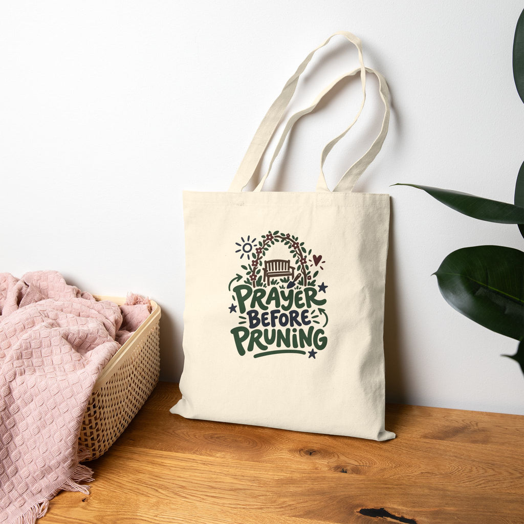 Christian Gardening Tote Bag for Gardeners Carrying Garden Supplies