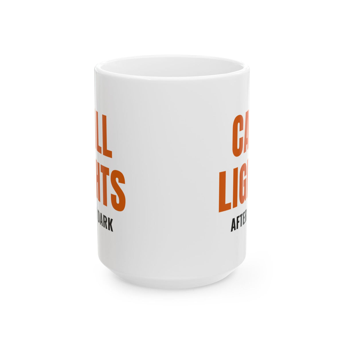 Night Shift Nurse Mug “Call Lights After Dark” for Night-Shift Nurses
