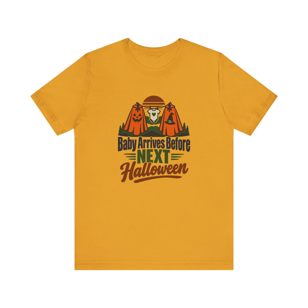 Halloween Pregnancy Announcement Shirt for Expectant Parents
