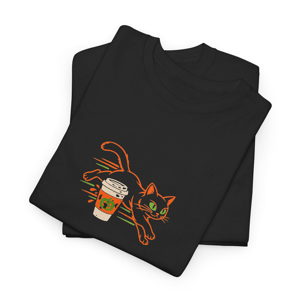 Cats Halloween Tee, "HOME FOR THE ZOOMIES" for Cat Owners