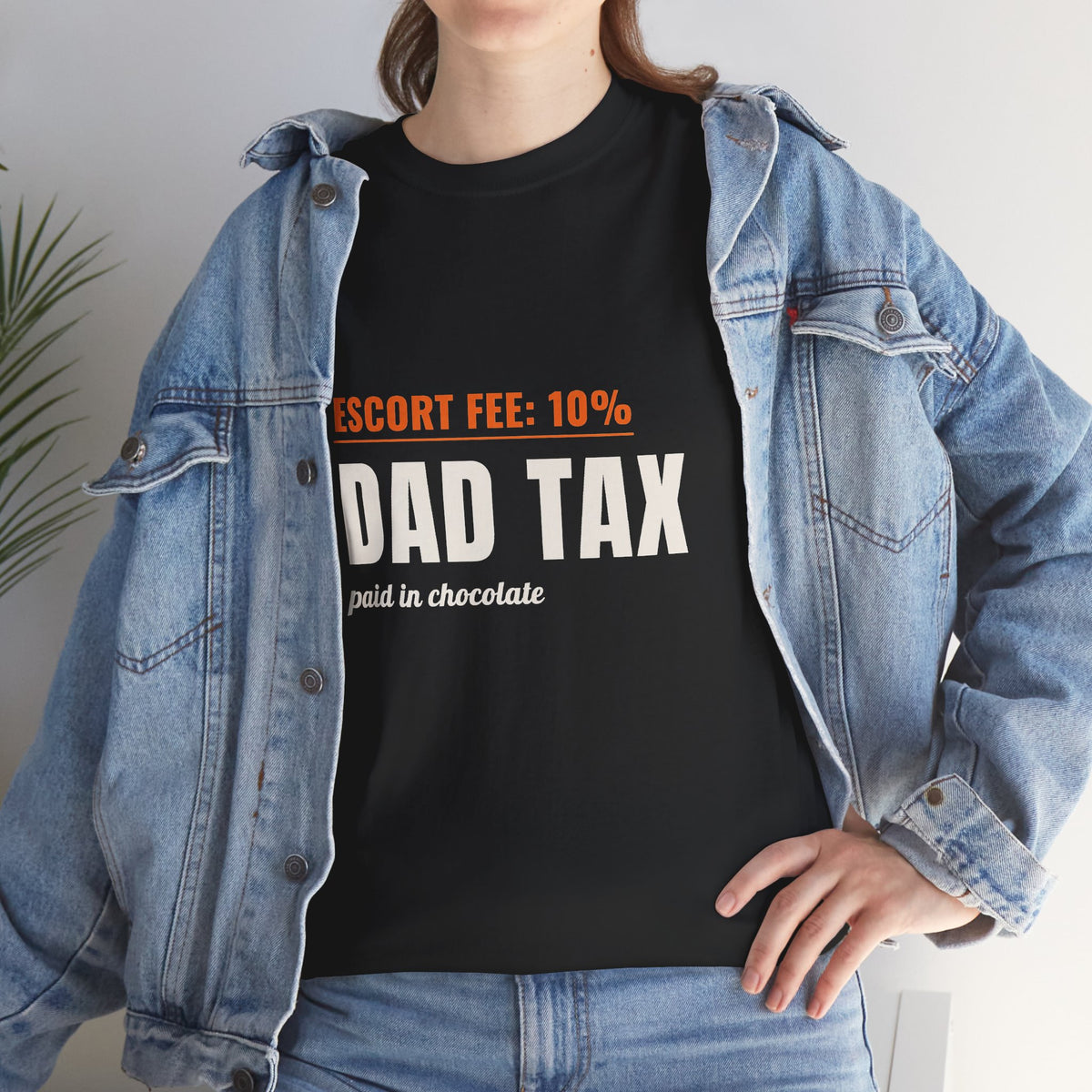 Halloween Dad Tax Shirt for Trick-or-Treat Dads, "Dad Tax" Tee