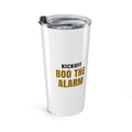 Football Parent Tumbler "Kickoff Boo The Alarm" for Youth Football Parents
