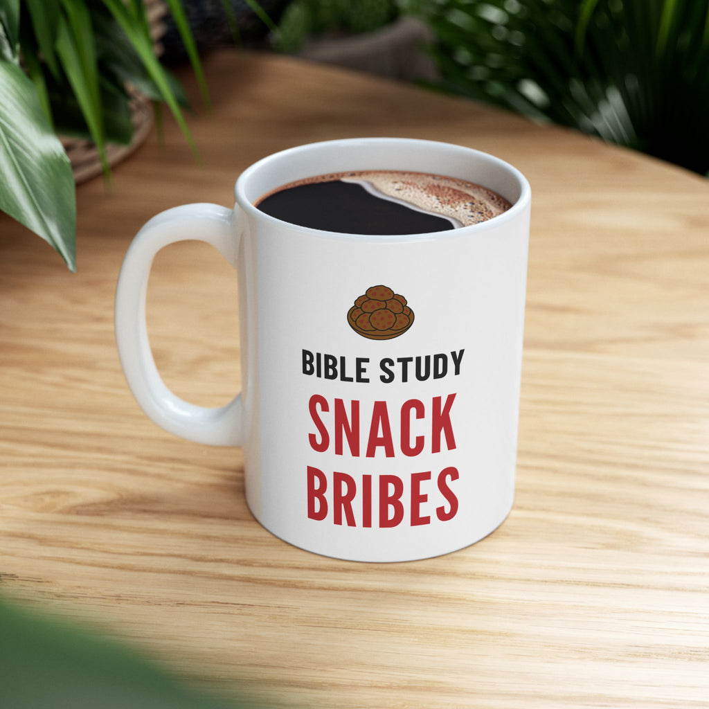 Bible Study Snack Mug for Bible Study Hosts and Snack-Sharing Companions