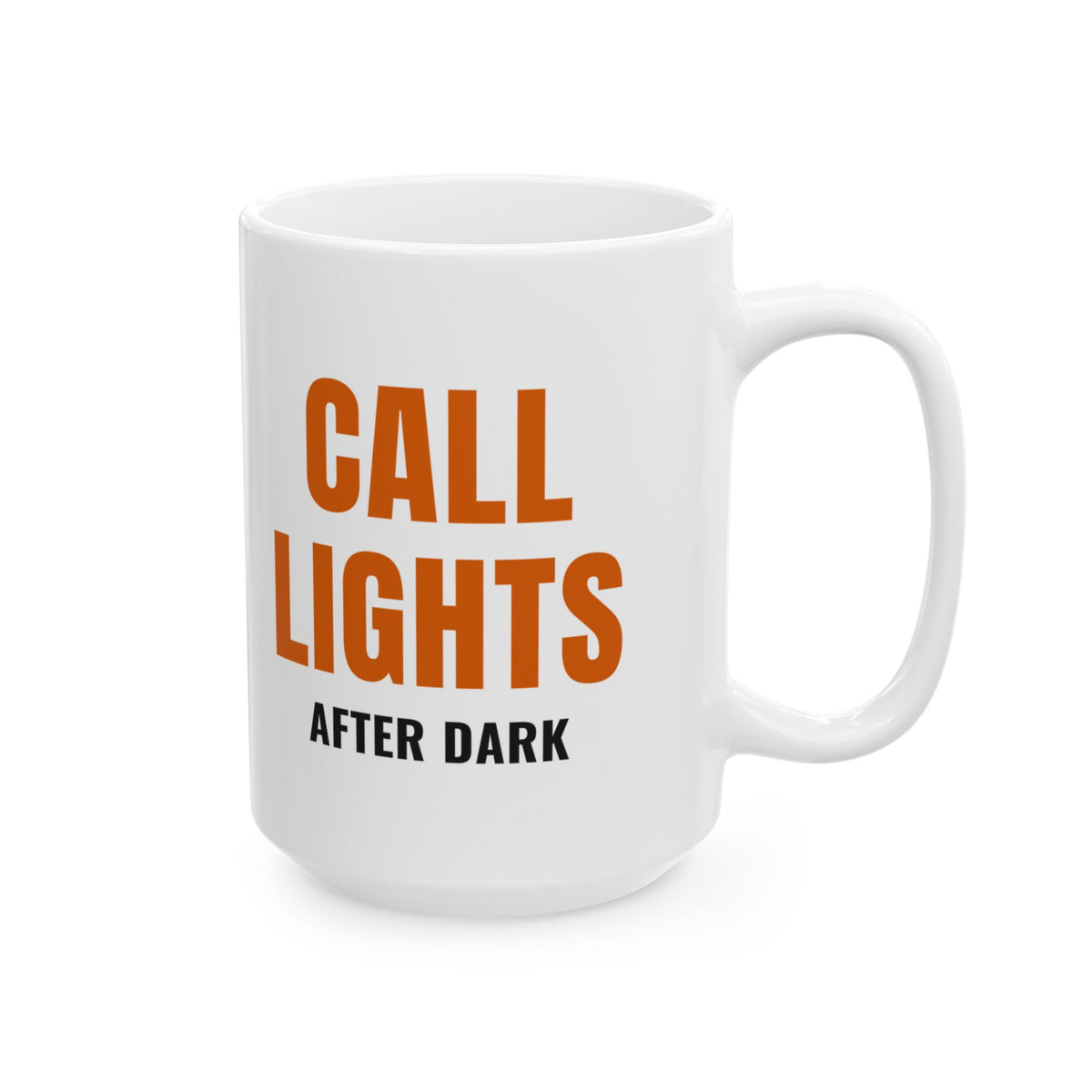 Night Shift Nurse Mug “Call Lights After Dark” for Night-Shift Nurses