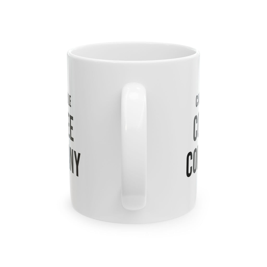 Fall Cabin Host Mug for Adult Cabin Hosts, “Cabin Rule: Coffee Company”