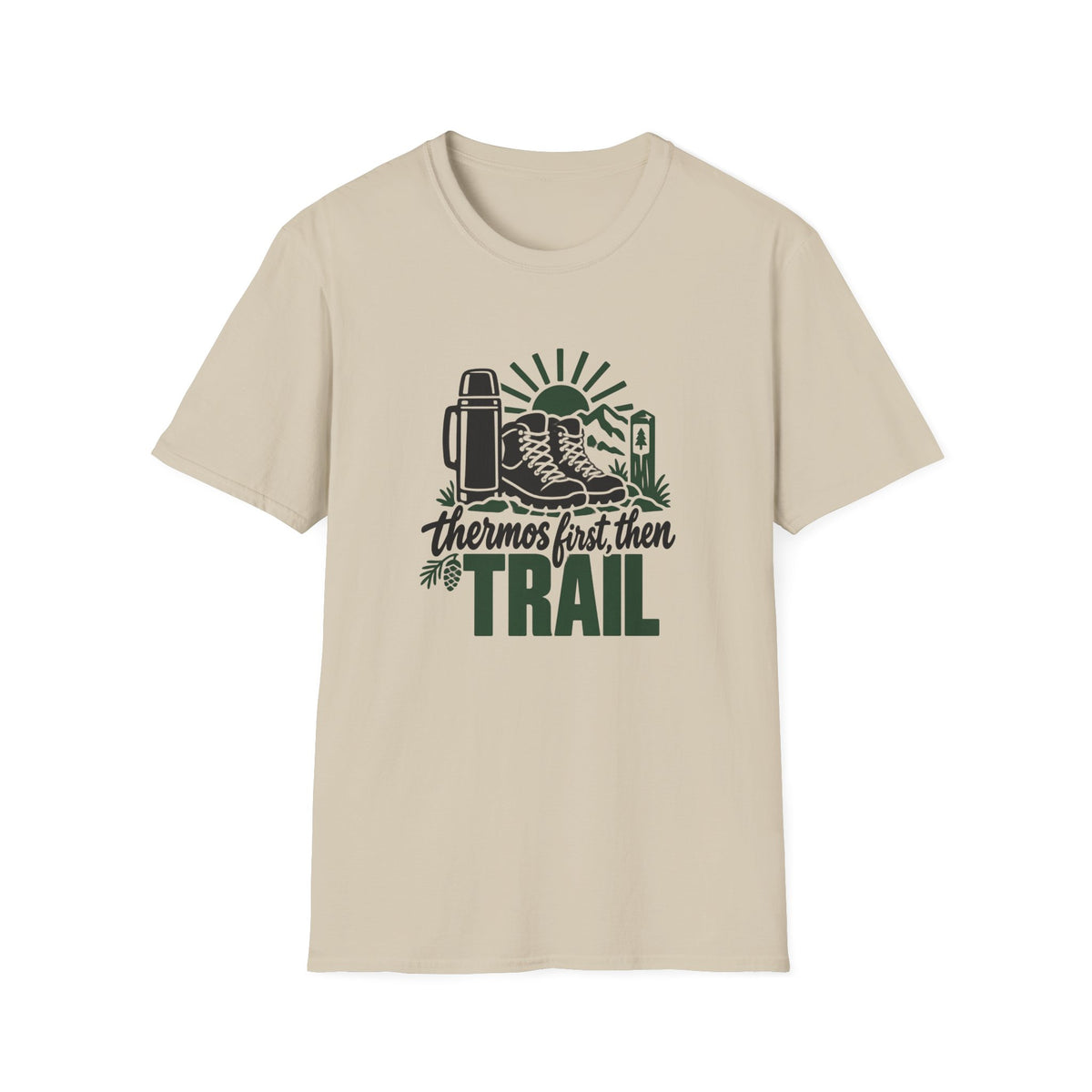Hiker Trail Shirt: Hiking Tee for Sunrise Day Hikers