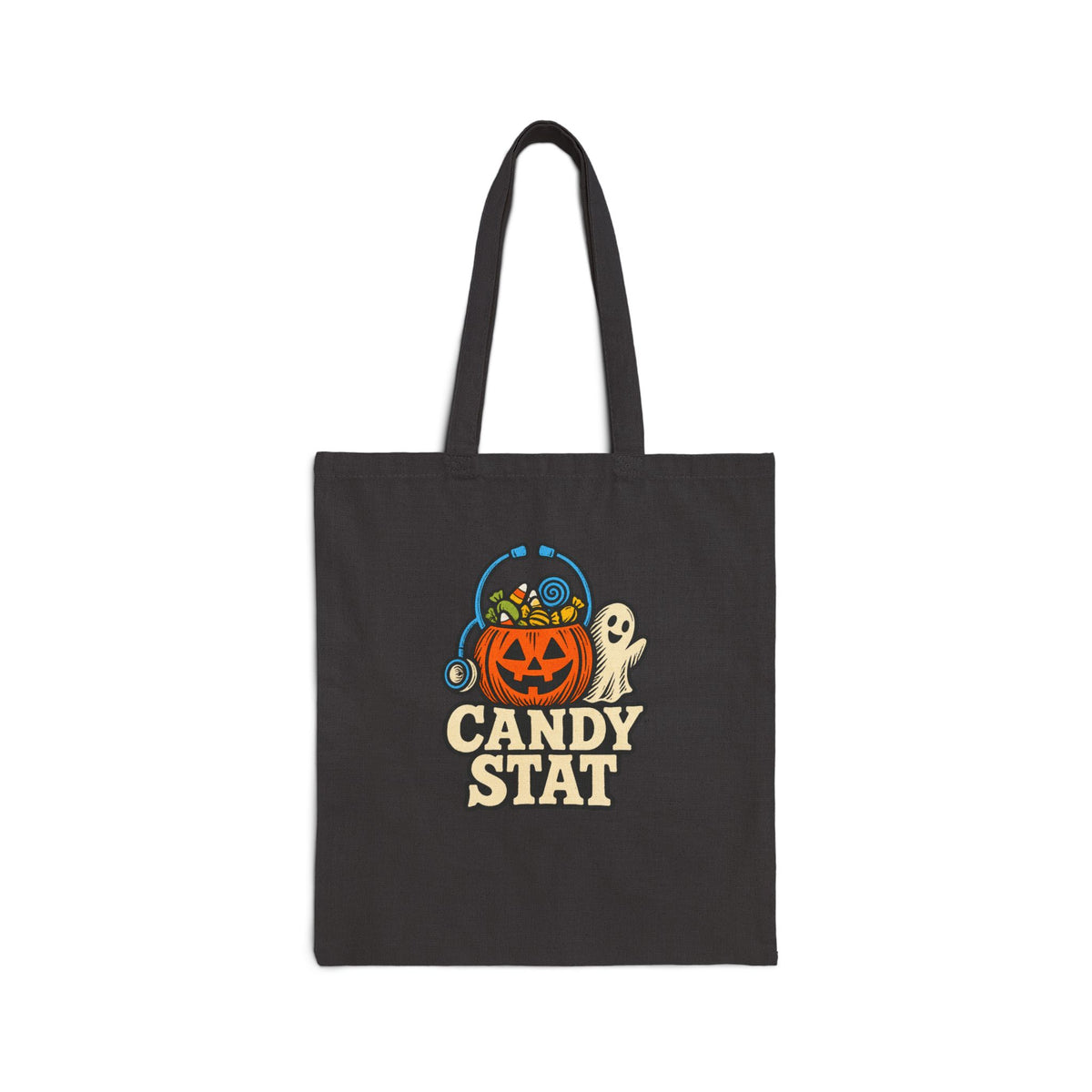 Nurse Halloween Tote "Candy Stat" for Nurses Carrying Shift Essentials