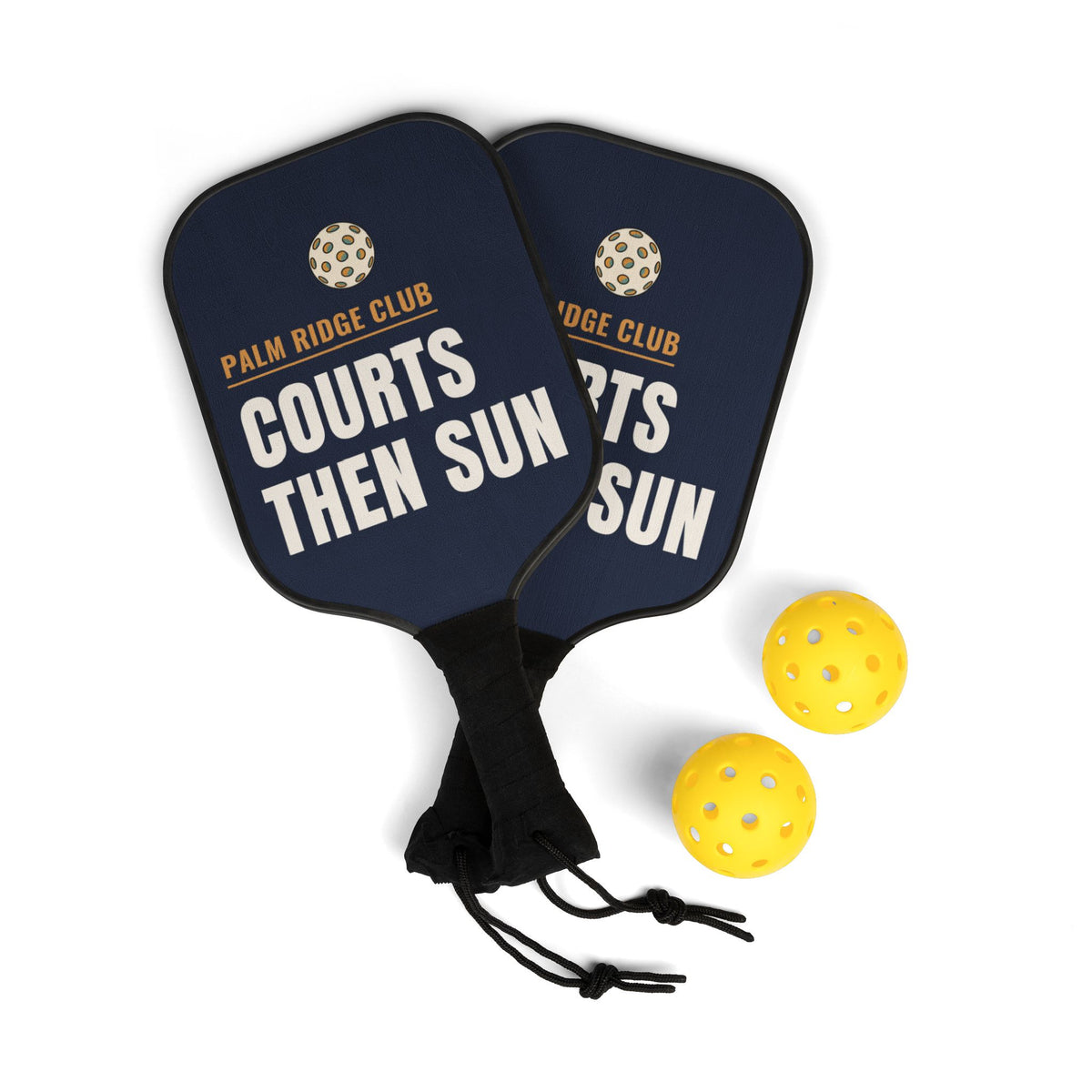 Pickleball Paddles - "Courts Then Sun" Club Kit