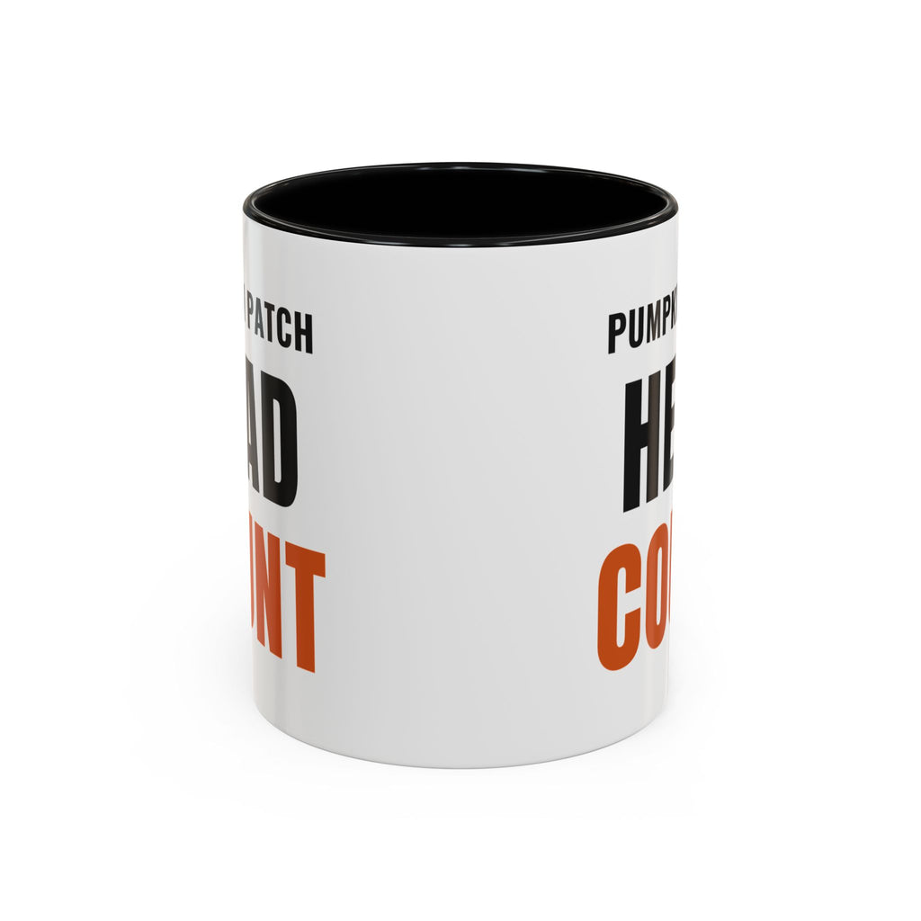Pumpkin Patch Head Count Coffee Mug | color:Black