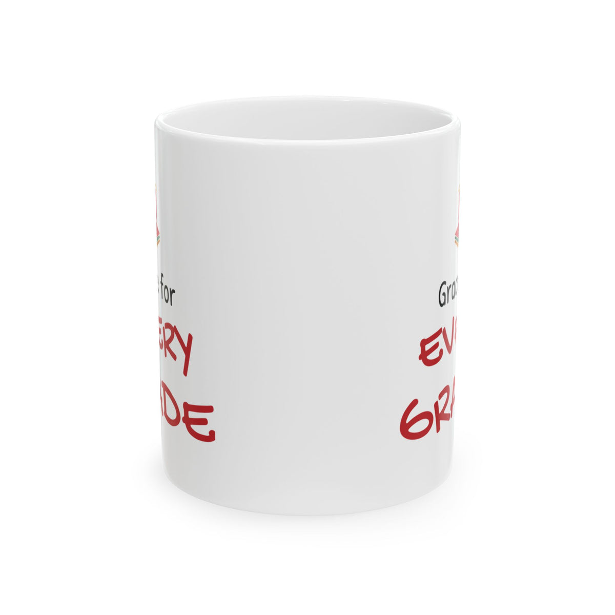 Christian Teacher Christmas Mug for Teachers, "Grace for Every Grade"