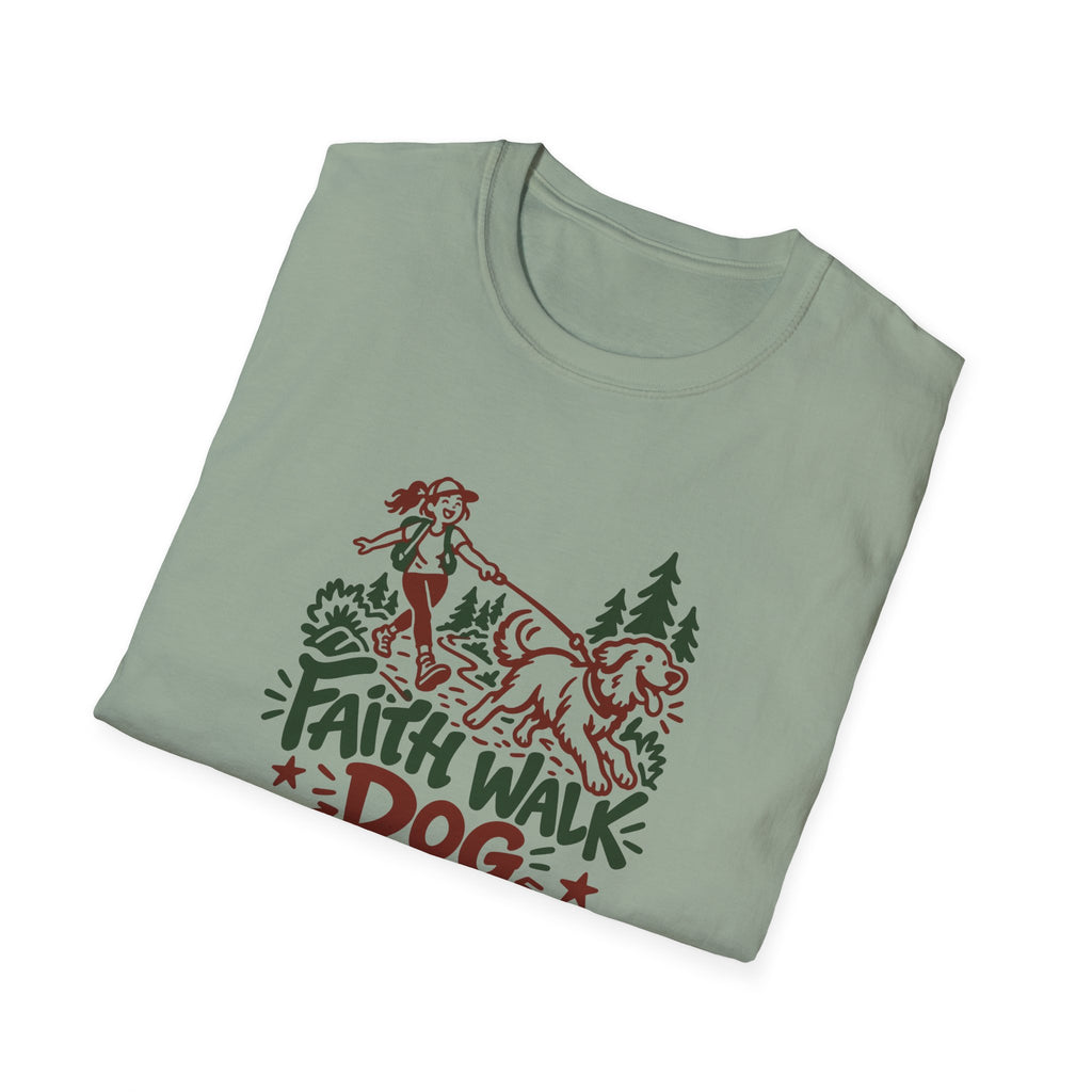 Dog Owners T-Shirt for Christian Dog Owners Who Walk