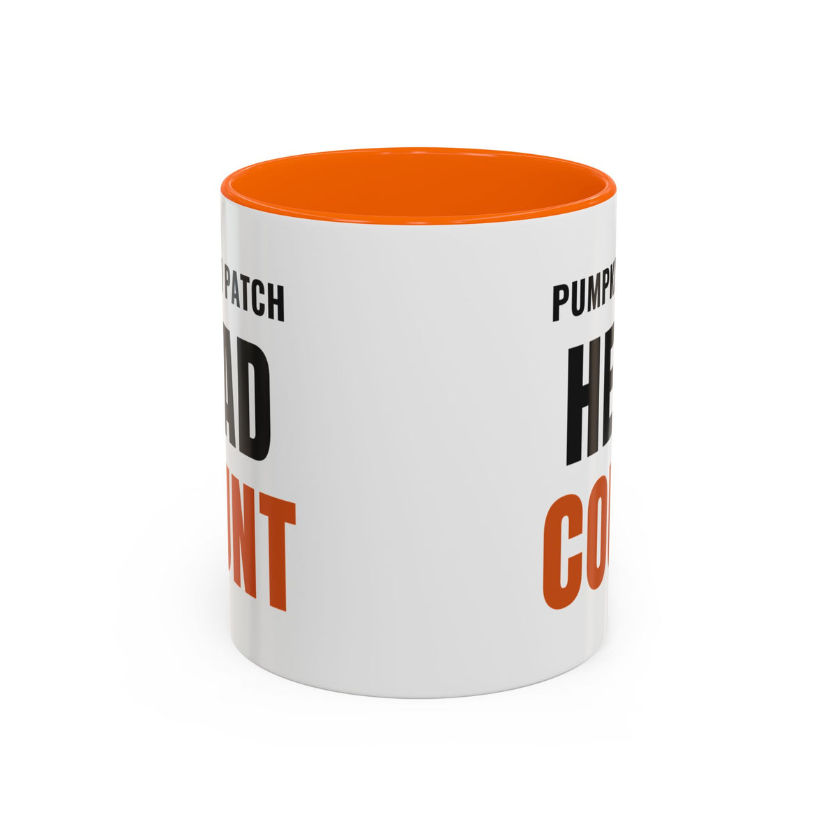 Pumpkin Patch Head Count Coffee Mug | color:Orange