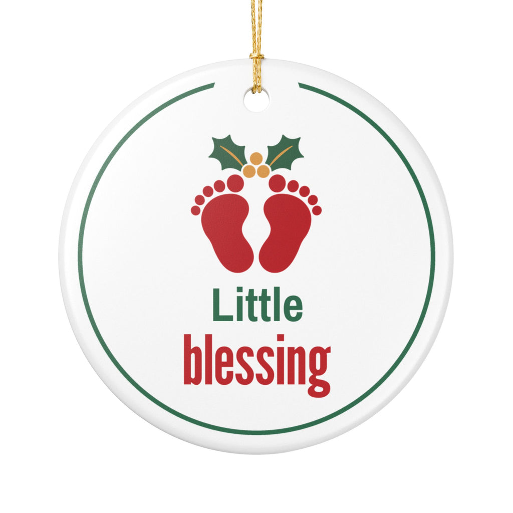 Christian Mom Baby Ornament for Moms Celebrating Baby's First Christmas