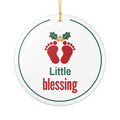 Christian Mom Baby Ornament for Moms Celebrating Baby's First Christmas