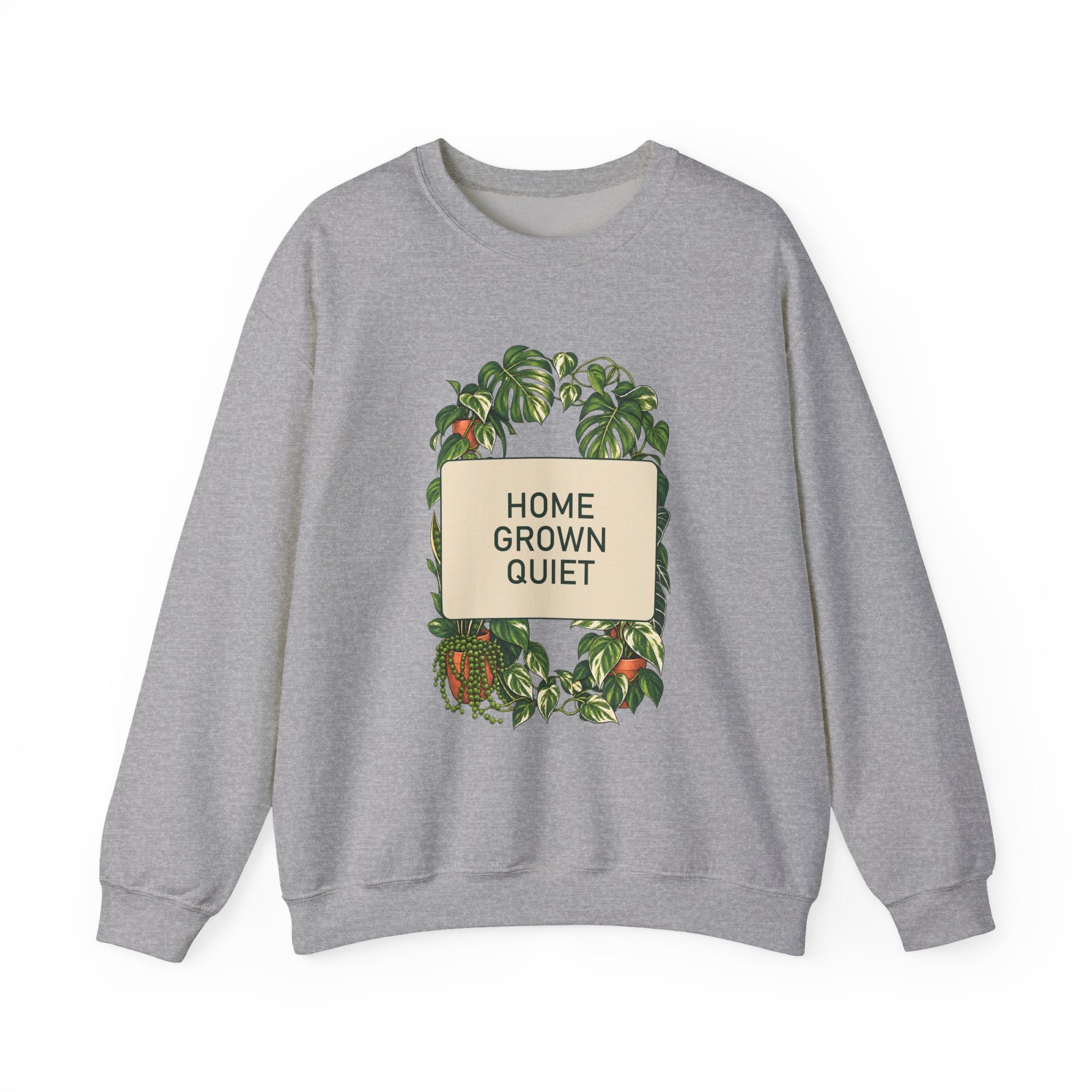 Home Grown Quiet Botanical Crewneck