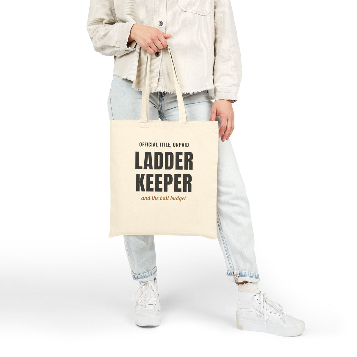 Pickleball Ladder Keeper Tote Bag for Club Organizer Gift