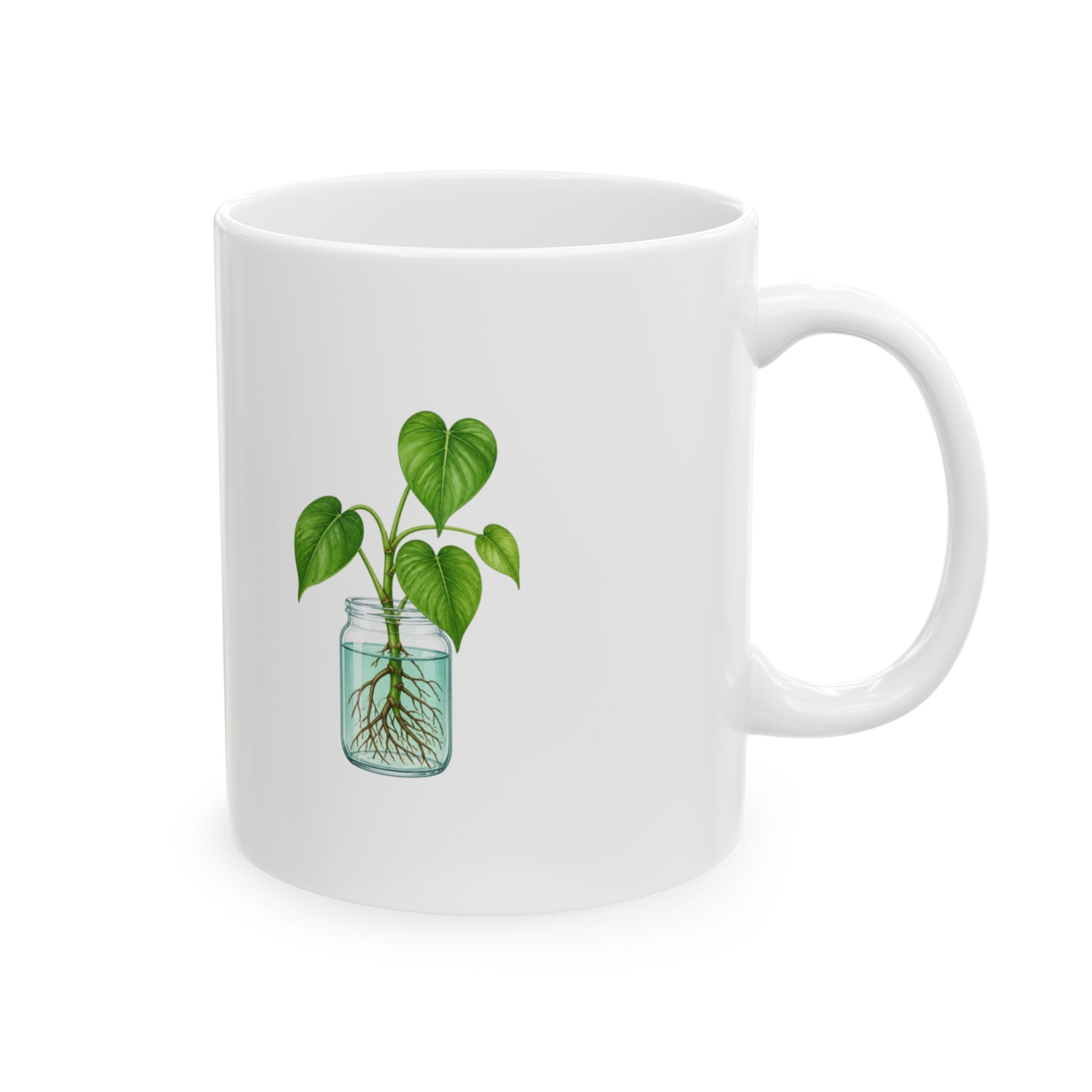 Philodendron Propagation Mug – Botanical Plant Lover Gift, 11oz & 15oz