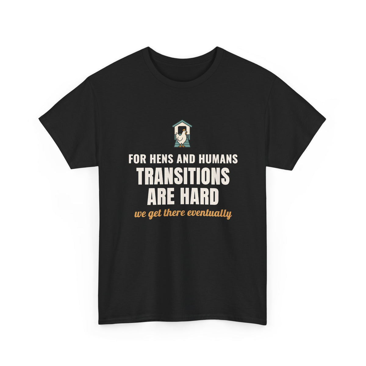 Backyard Chickens "Transitions Are Hard" Special Education Teacher Chicken Shirt