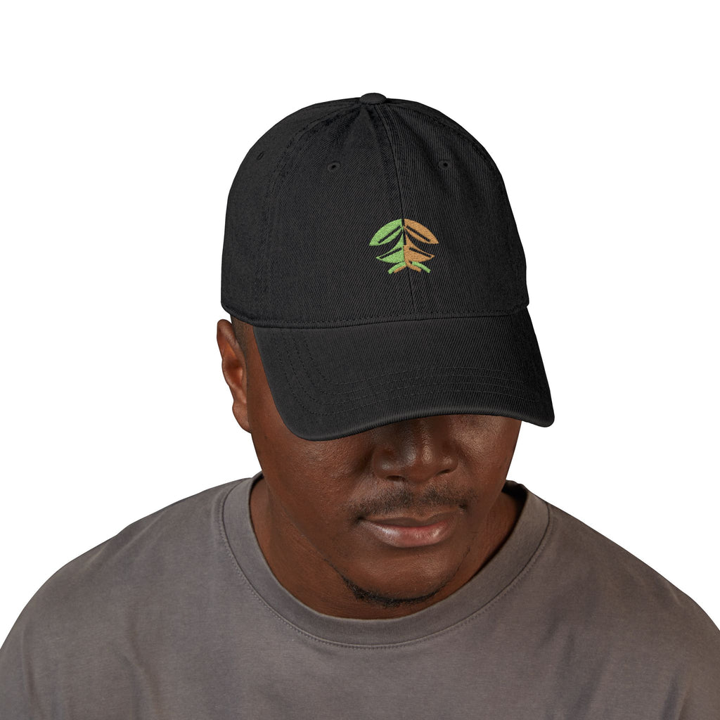 Rootline Botanical Embroidered Denim Hat