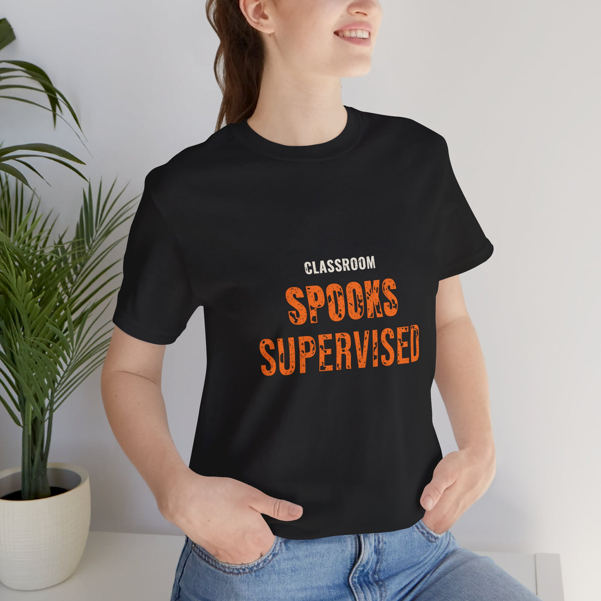 Halloween Teacher Tee for Elementary Teachers Hosting Classroom Parties