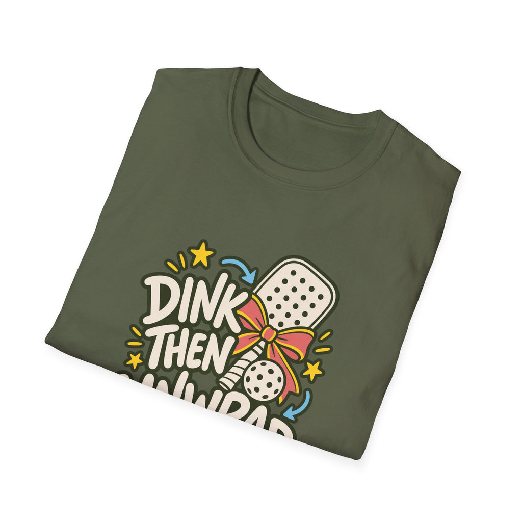Pickleball Christmas Shirt for Pickleball Players, Dink Then Unwrap