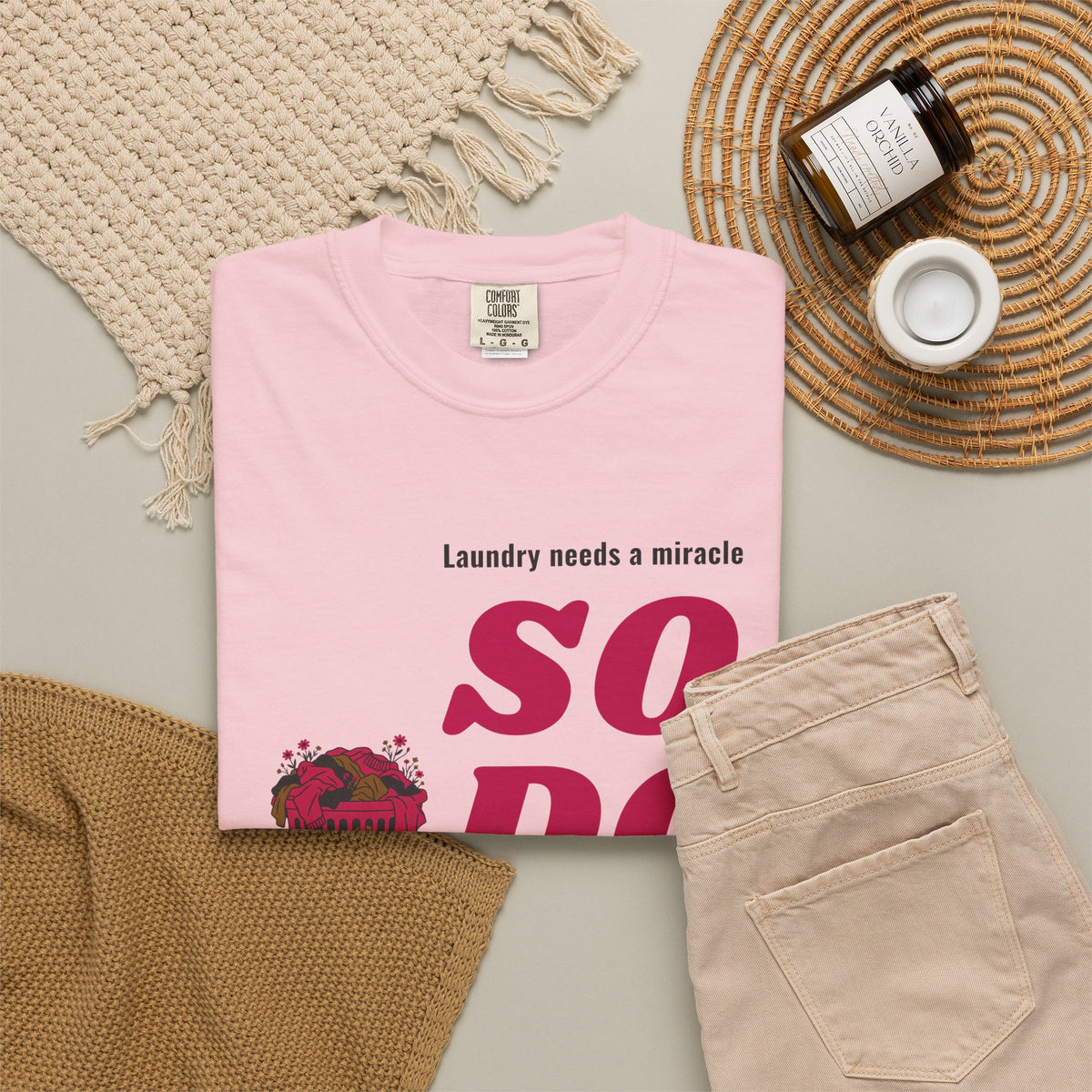 Christian Mom Shirt for Mothers Facing Endless Family Laundry