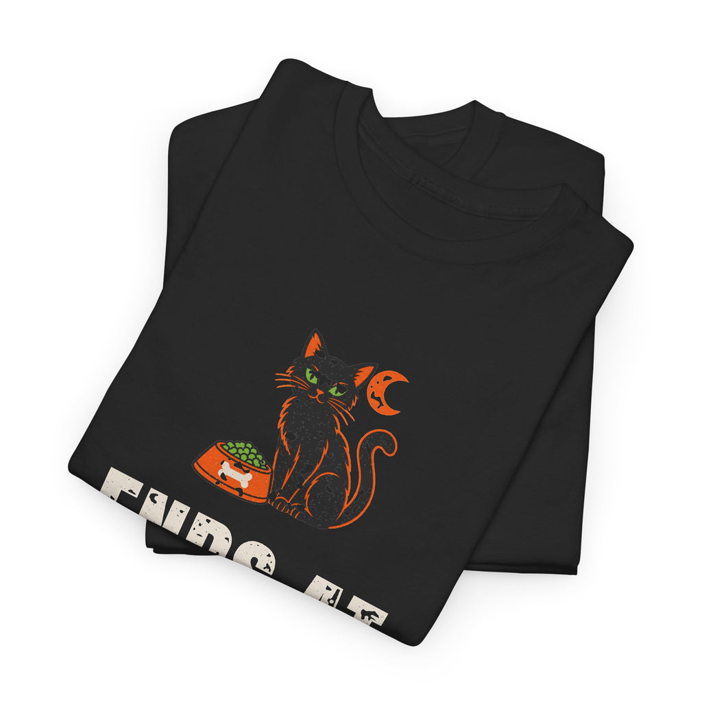 Halloween Cat "Ends at Dinner" Tee