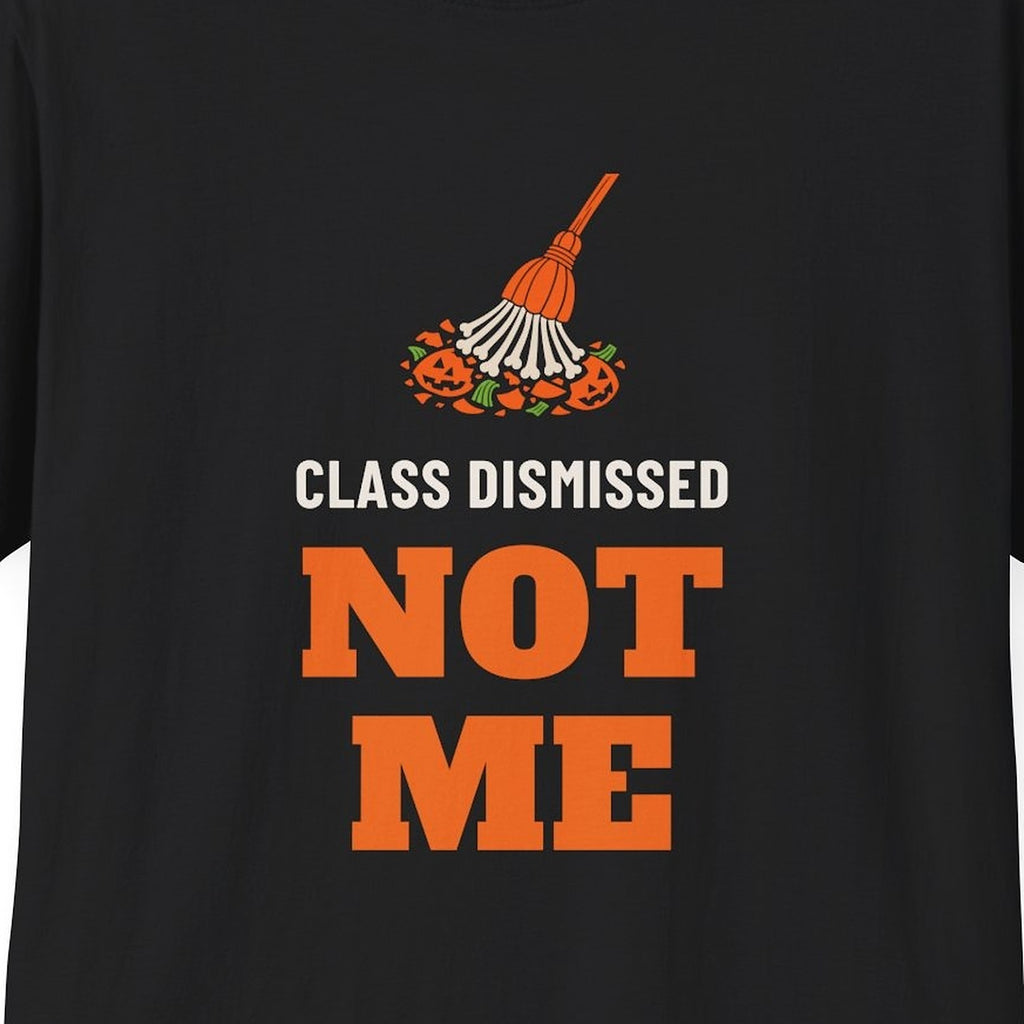 Teacher Halloween Shirt for Teachers Cleaning Up Classroom Halloween Parties