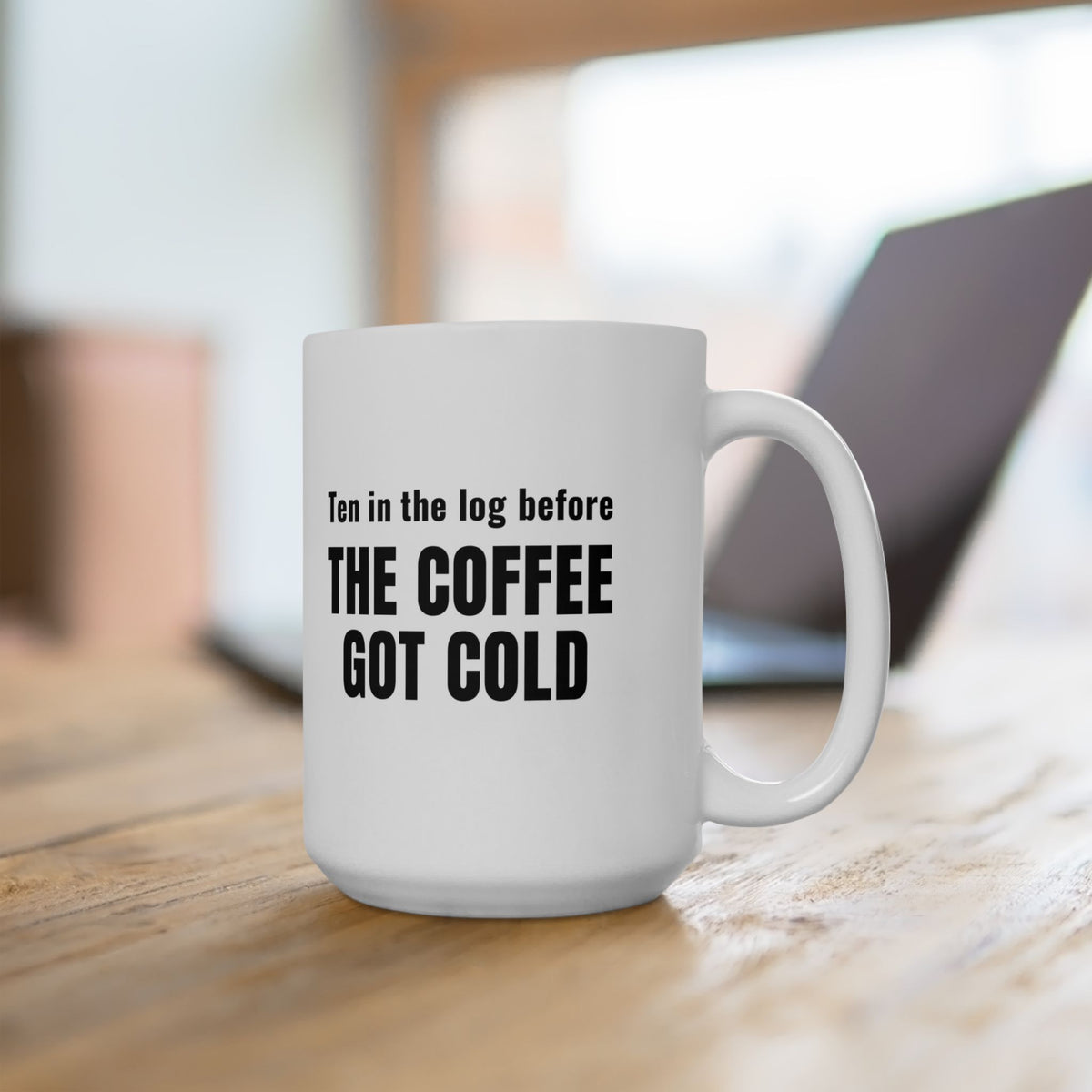 POTA Activation Coffee Mug for Ham Radio Operators, "The Coffee Got Cold"