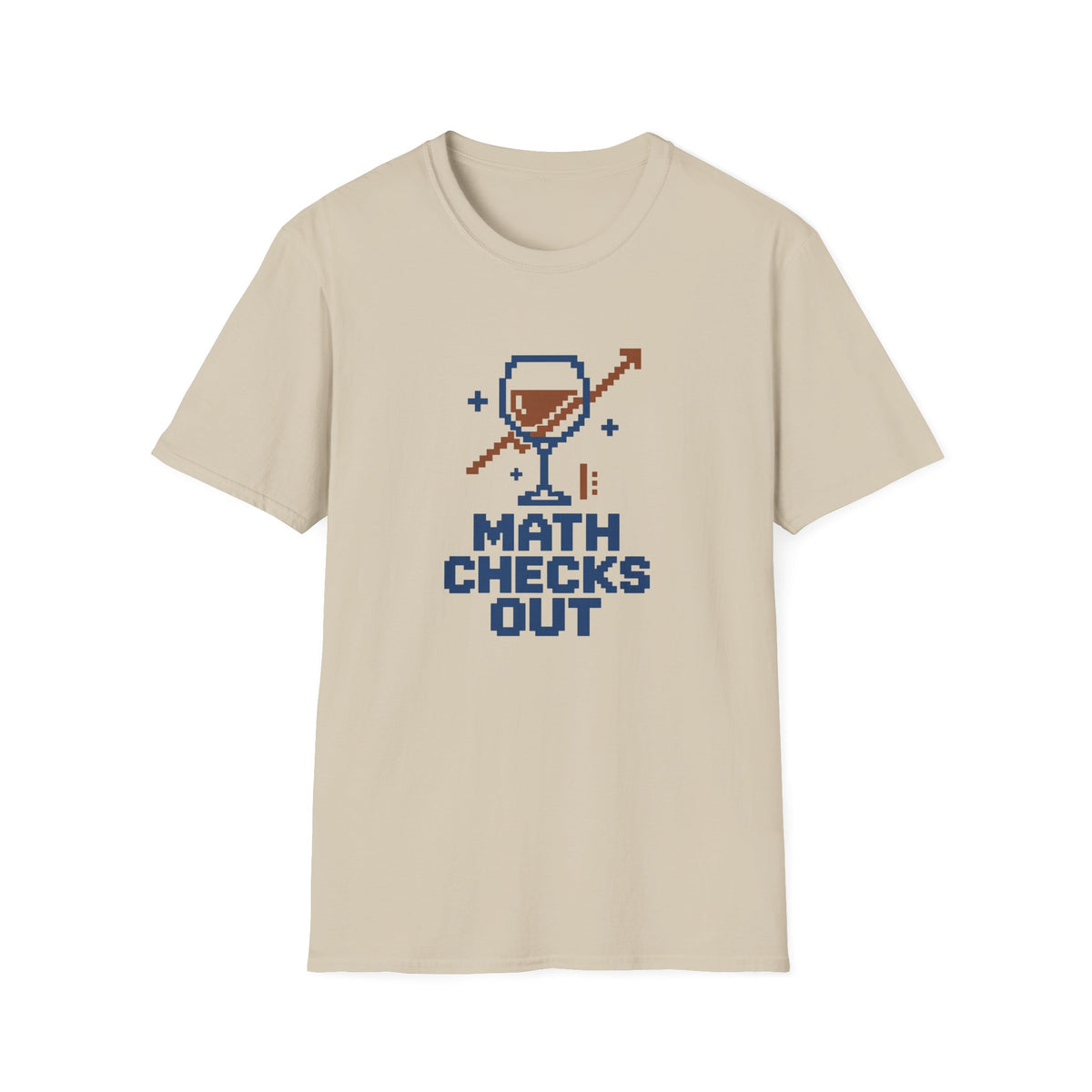 Cruise Group Shirts, Sand T-Shirt for Friends and Family, “Math Checks Out”