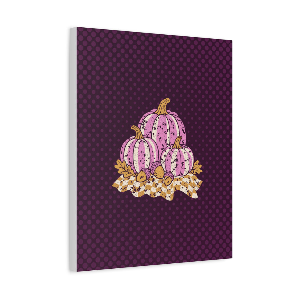 Pumpkin Harvest Matte Canvas Wall Art