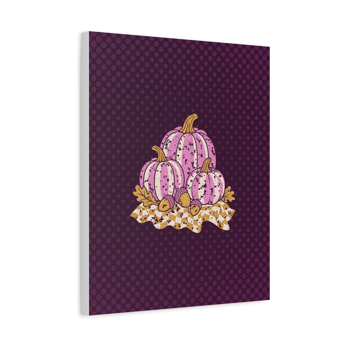 Pumpkin Harvest Matte Canvas Wall Art
