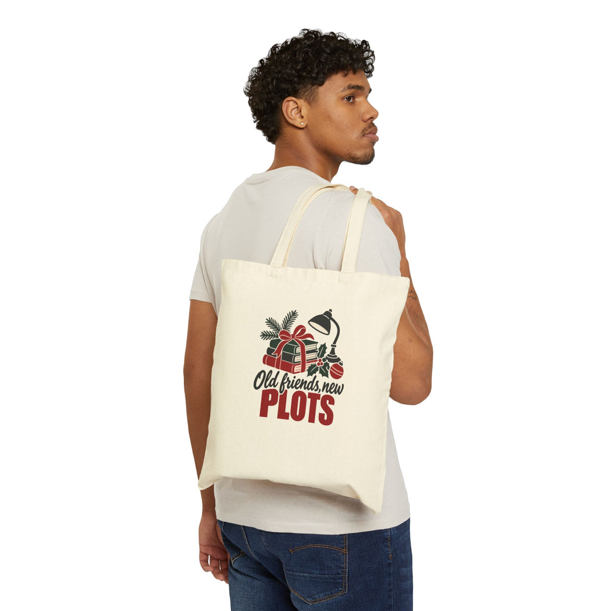 Book Club Christmas Tote for Book Club Members Exchanging Christmas Books