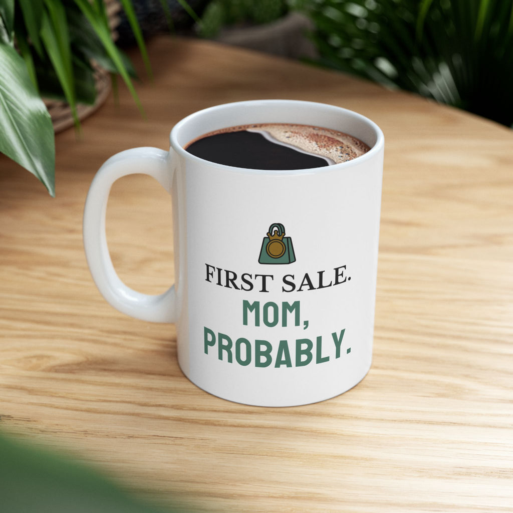 Online Store Owner Mug for Owners Celebrating Their First Sale