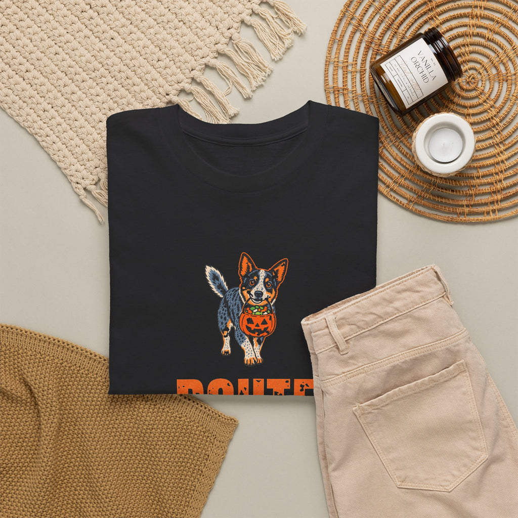 Blue Heeler Halloween Shirt, “Route Herder” Tee for Blue Heeler Dads