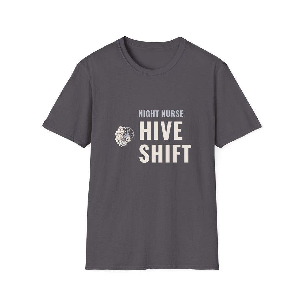 Nurse Beekeeper Shirt “Hive Shift” for Night-Shift Nurses With Backyard Hives