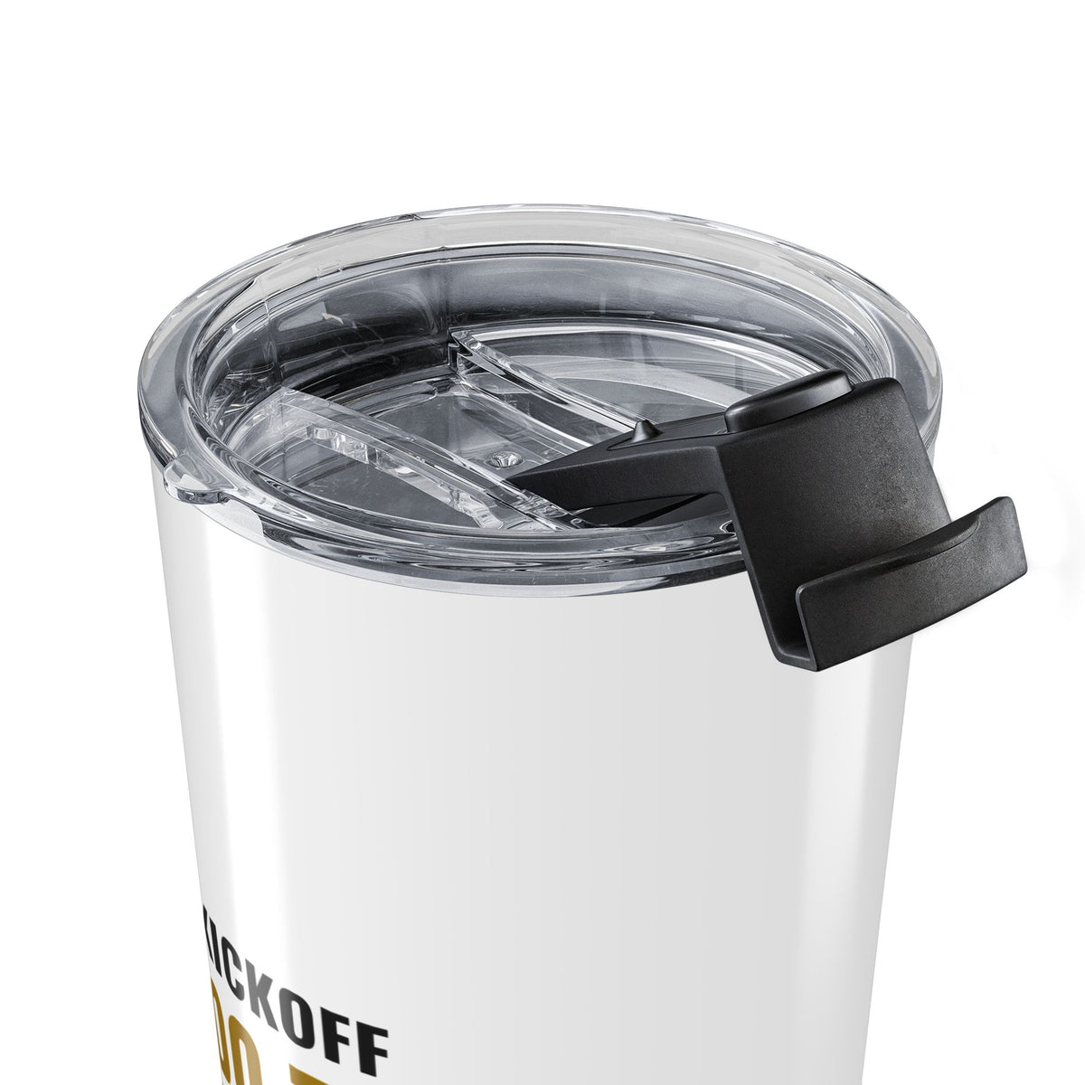 Football Parent Tumbler "Kickoff Boo The Alarm" for Youth Football Parents