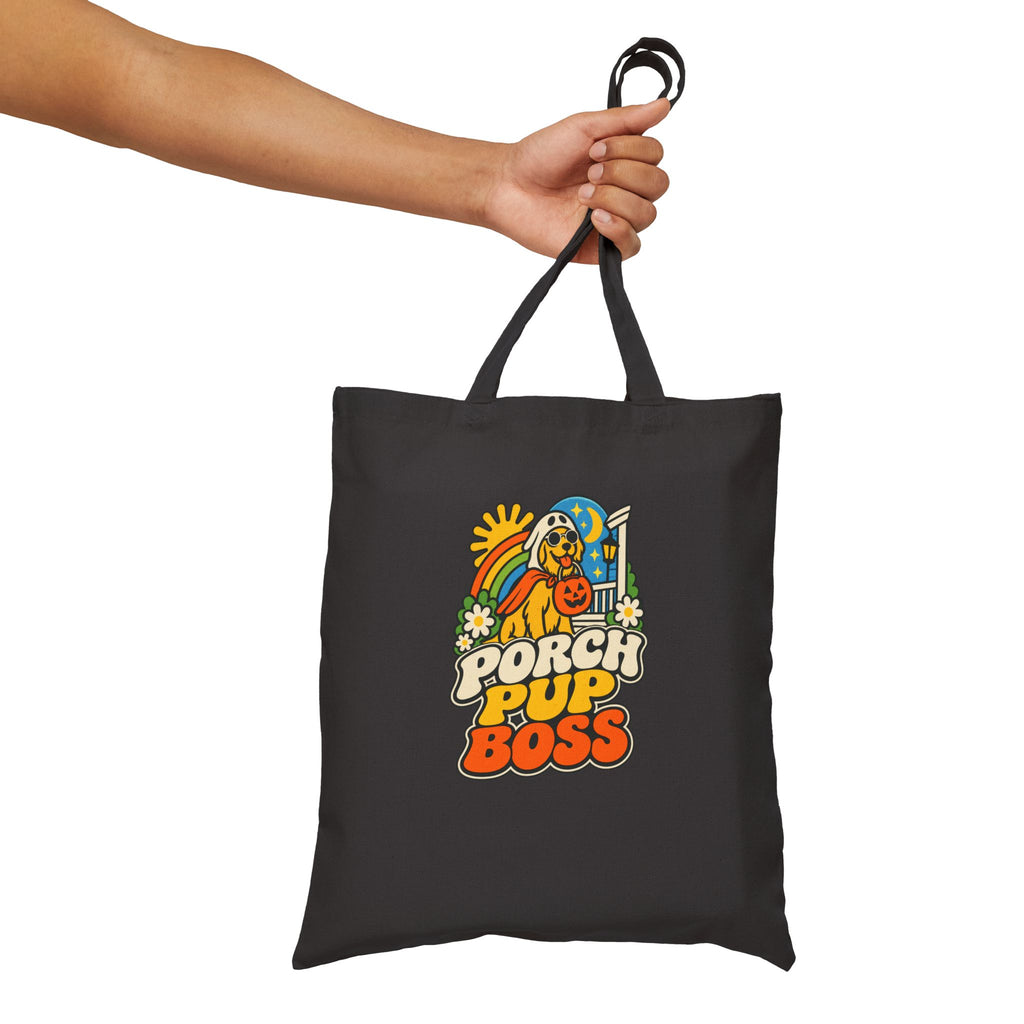 Dog Halloween Tote Bag for Dog-Owning Trick-or-Treat Households