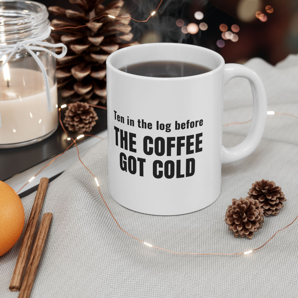 POTA Activation Coffee Mug for Ham Radio Operators, "The Coffee Got Cold"