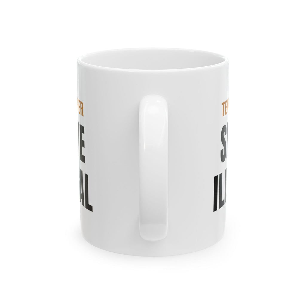 Pickleball Tennis Lifer Mug, "Serve Illegal" Gift for Tennis Players