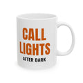 Night Shift Nurse Mug “Call Lights After Dark” for Night-Shift Nurses