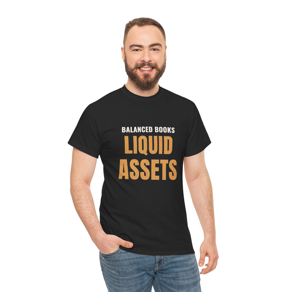Homebrewing Accountant T-Shirt, "Liquid Assets" Funny Tee for CPAs