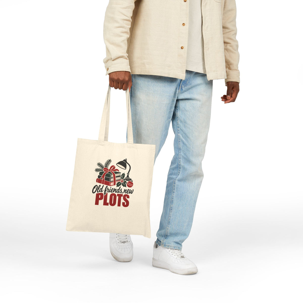 Book Club Christmas Tote for Book Club Members Exchanging Christmas Books