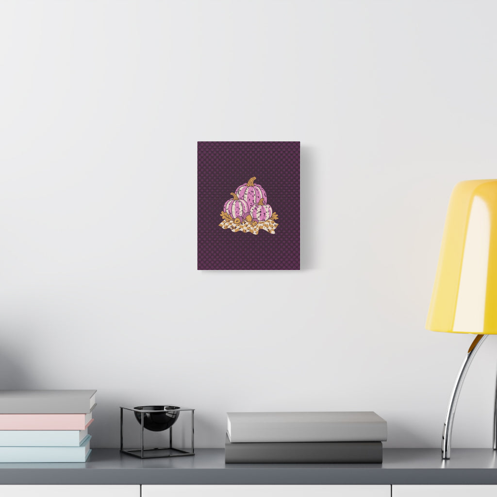 Pumpkin Harvest Matte Canvas Wall Art