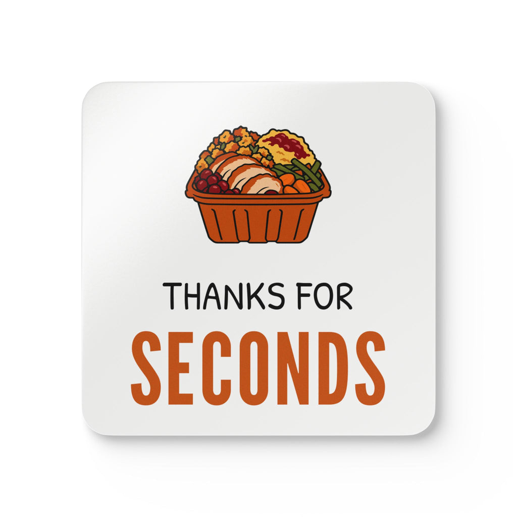 Friendsgiving Host Coaster Set for Hosts Who Pack Extra Portions