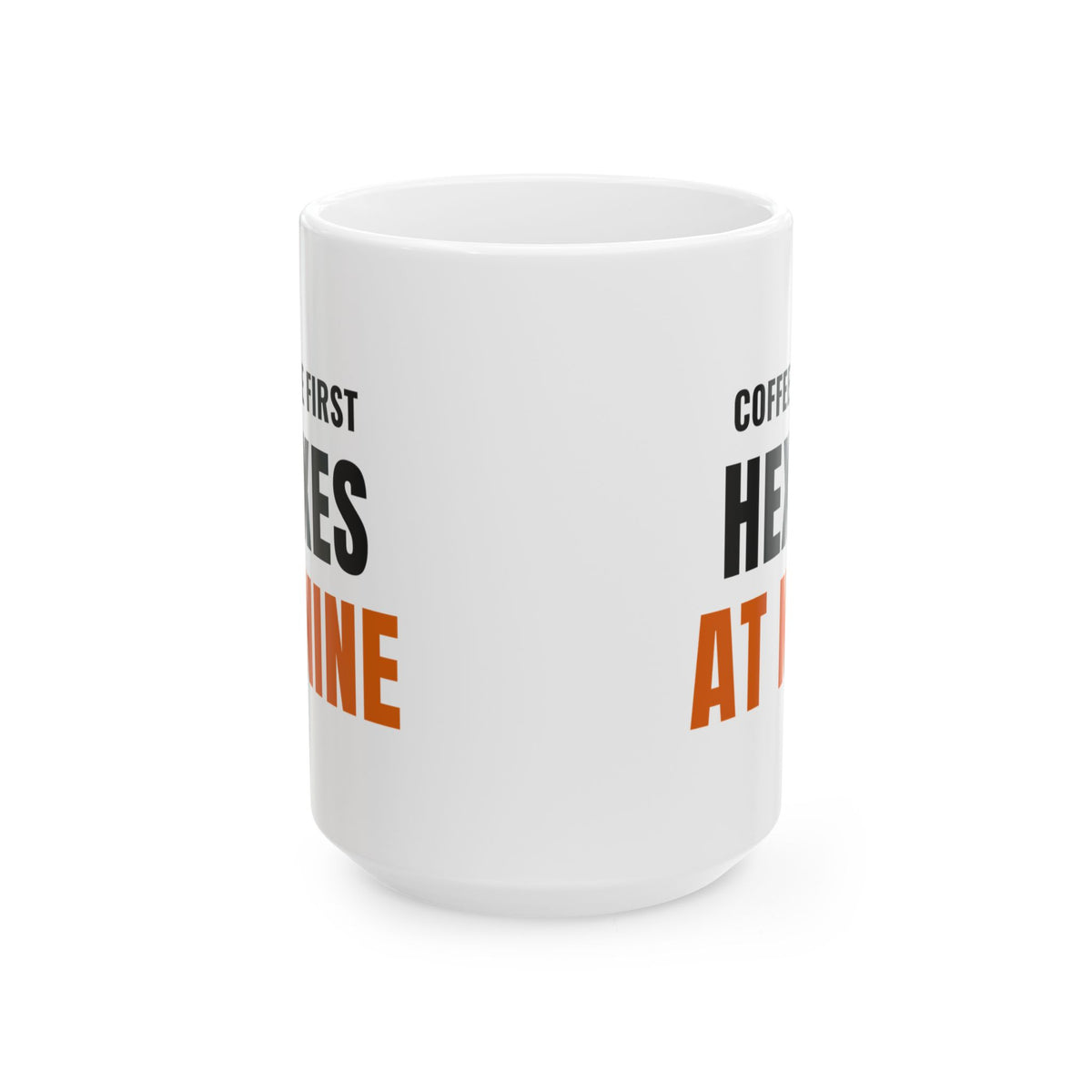 Spooky Season Coffee Mug for Witchy Women, "Coffee First, Hexes At Nine"