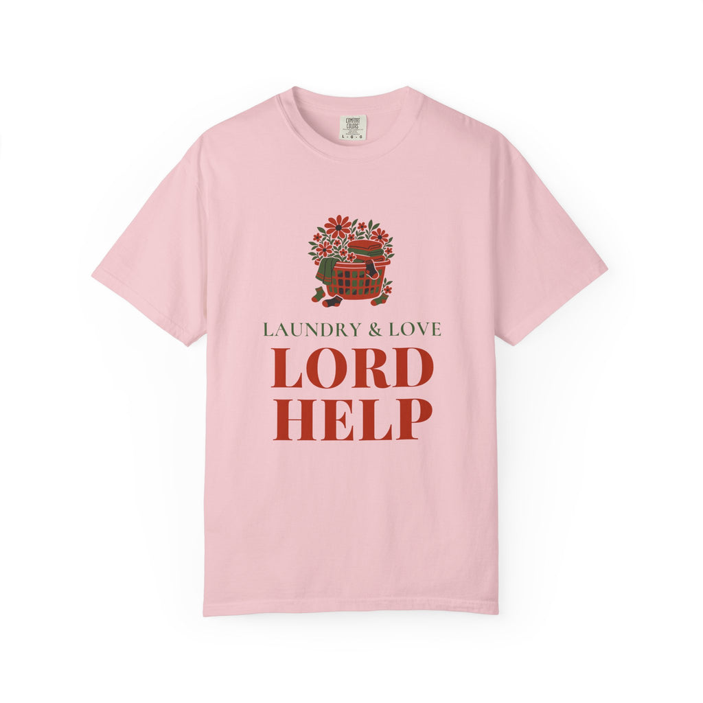 Christian Mom Shirt, Garment-Dyed T-Shirt for Busy Christian Mothers